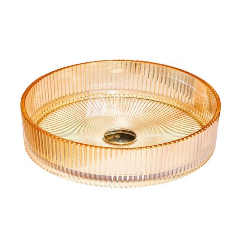 Drop Decorative Round Glass Wash Basin