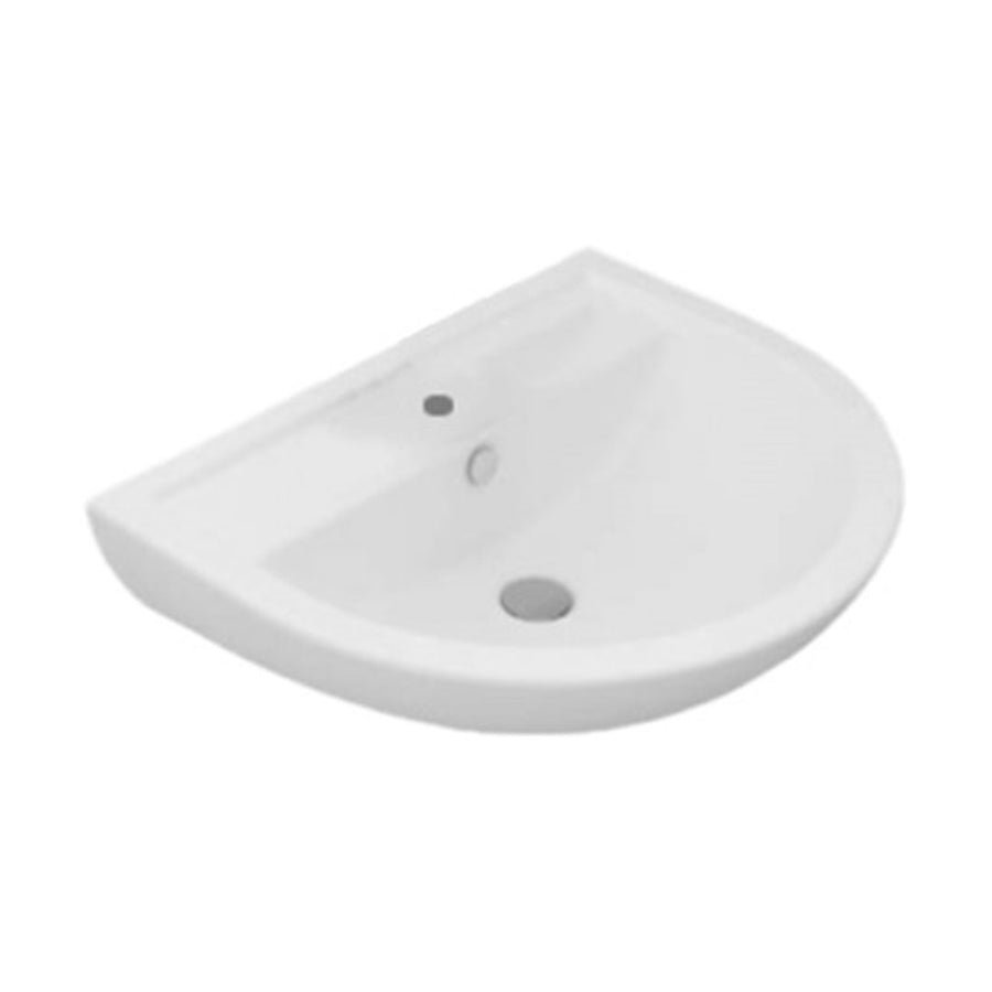 Sanipure Rosetta Washbasin 60x48 cm