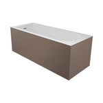 Sanipure Trevi Seamless Rectangle Bathtub 170 x 70 x 55 cm Greige