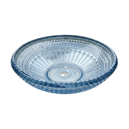 Drop Decorative Round Glass Countertop Wash Basin