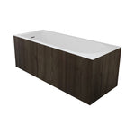 Sanipure Trevi Seamless Rectangle Bathtub 170 x 70 x 55 cm Canary Oak