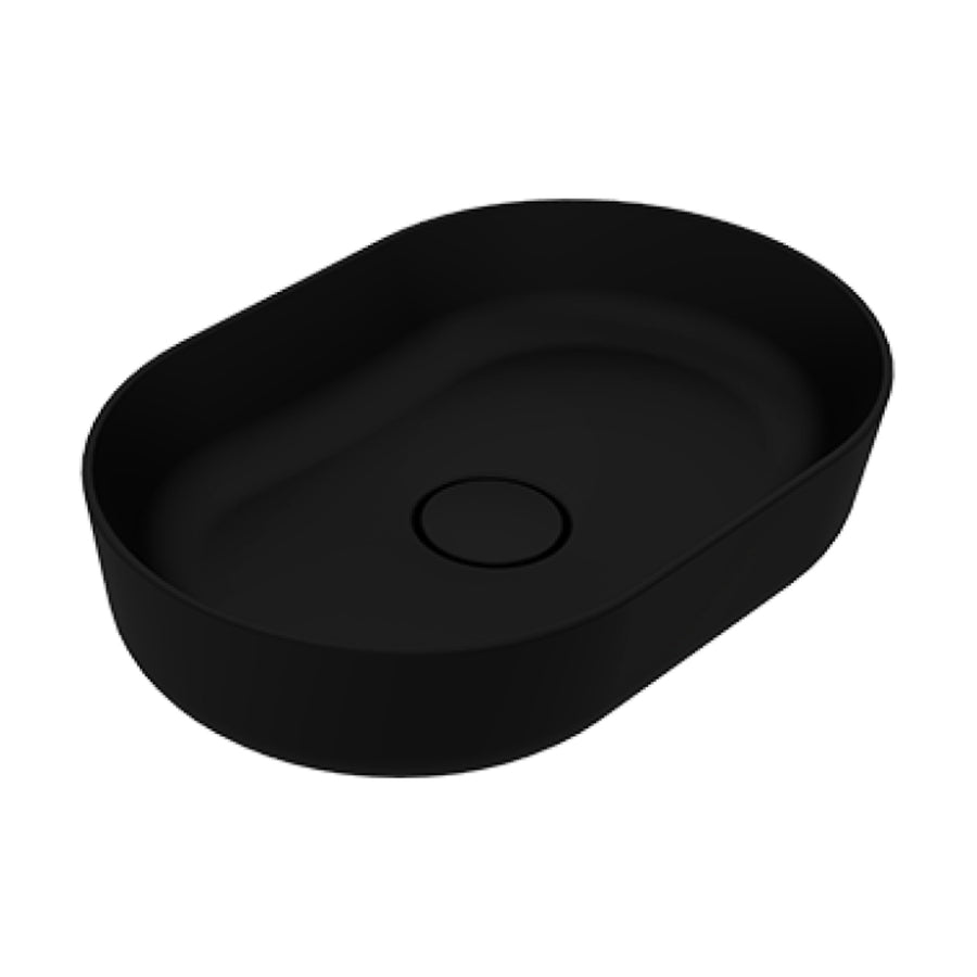 Sanipure Titan Over Counter Top Bathroom Basin Oval 60x40 cm