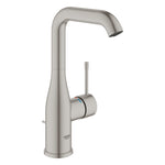 Grohe Essence High-Neck Basin Mixer Matt Supersteel