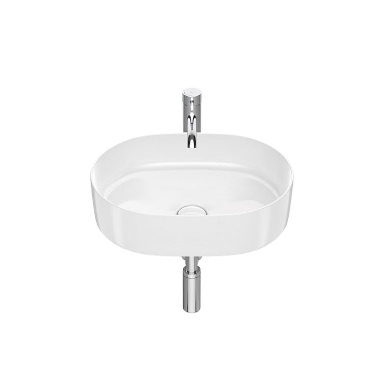Roca Inspira Over Counter Top Round Bathroom Basin 50x37 cm