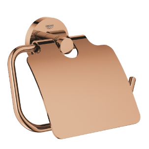 Grohe Essentials Toilet Paper Holder Glossy Rose Gold
