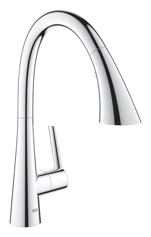 Grohe Zedra Pullout Kitchen Mixer Chrome