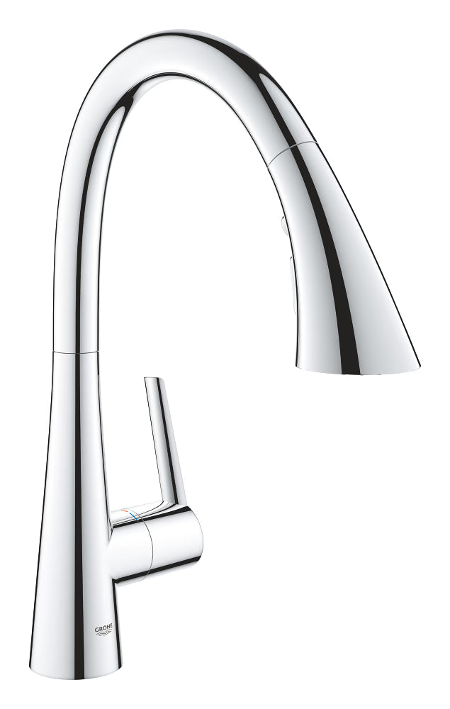 Grohe Zedra Pullout Kitchen Mixer Chrome