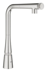 Grohe Zedra SmartControl Kitchen Mixer Supersteel