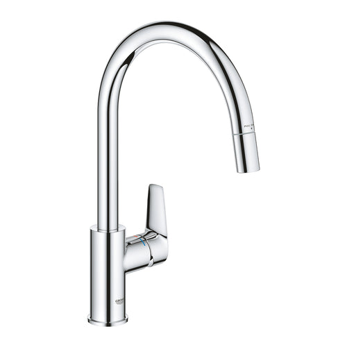 Grohe Bau Edge Kitchen Mixer Chrome