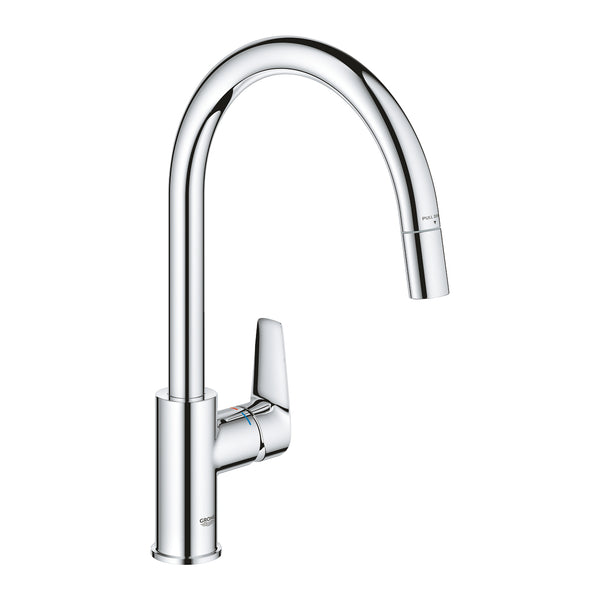 Grohe Bau Edge Kitchen Mixer Chrome