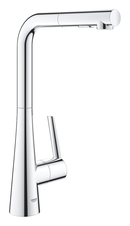 Grohe Zedra Pullout Kitchen Mixer Chrome