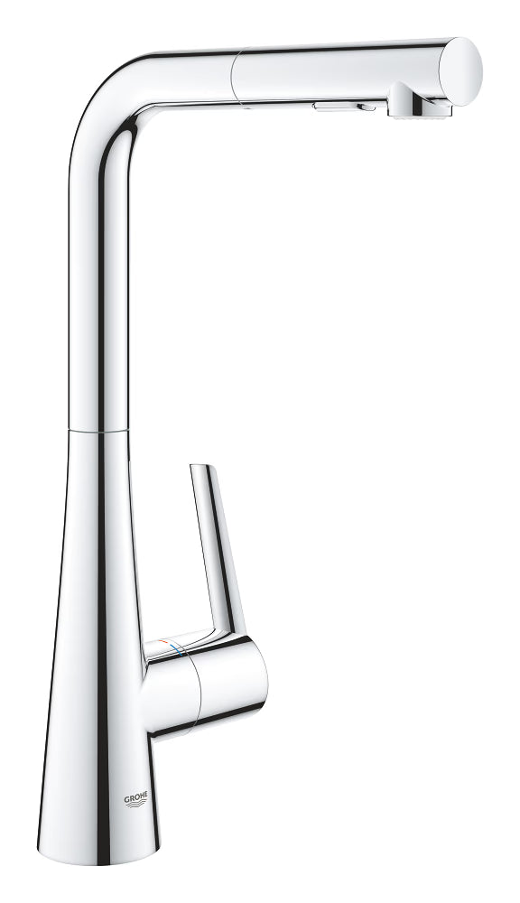 Grohe Zedra Pullout Kitchen Mixer Chrome