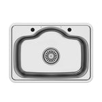 Asil Kitchen Sink 74.5×52.5 cm Stainless