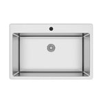 Asil Kitchen Sink 76×50.6 cm Black
