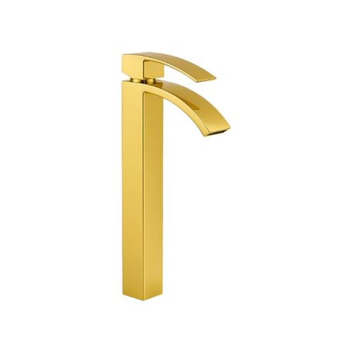 Sarrdesign Scala High-Neck Basin Mixer Gloss Gold