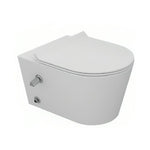 Sanipure Titan Wall-Mounted Toilet Seat White