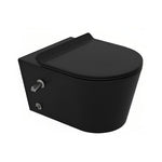 Sanipure Titan Wall-Mounted Toilet Seat Matt Black