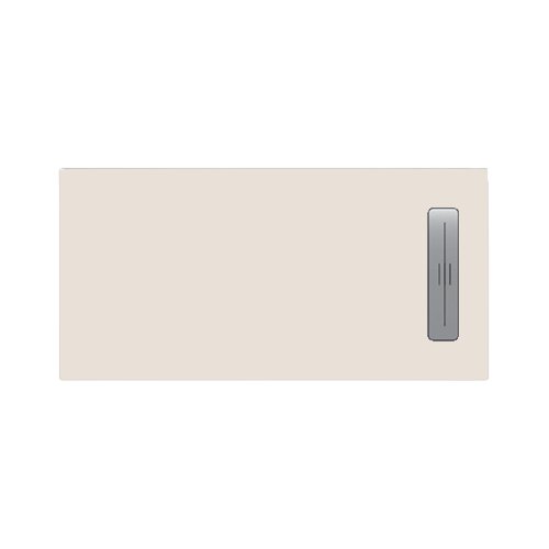 Sanipure Walden Rectangle Shower Tray 180 x 80 cm Pergamon
