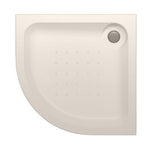 Sanipure Semplice Corner Shower Tray 90 x 90 x 17 cm Pergamon