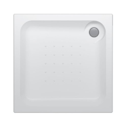 Sanipure Semplice Square Shower Tray 80 x 80 x 17 cm White