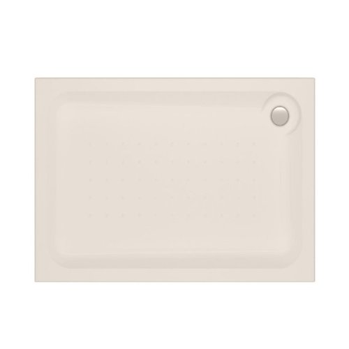 Sanipure Semplice Rectangle Shower Tray 120 x 80 x 17 cm Pergamon