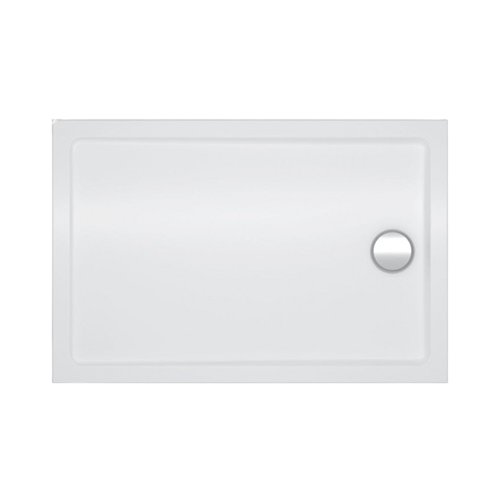Sanipure Carmi Rectangle Shower Tray 120 x 80 x 6 cm White