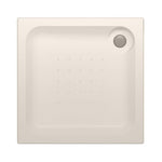 Sanipure Semplice Square Shower Tray 80 x 80 x 17 cm Pergamon
