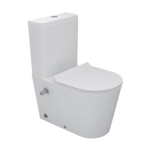 Sanipure Titan Close Coupled Toilet Seat White
