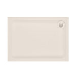 Sanipure Semplice Rectangle Shower Tray 120 x 80 x 7 cm Pergamon