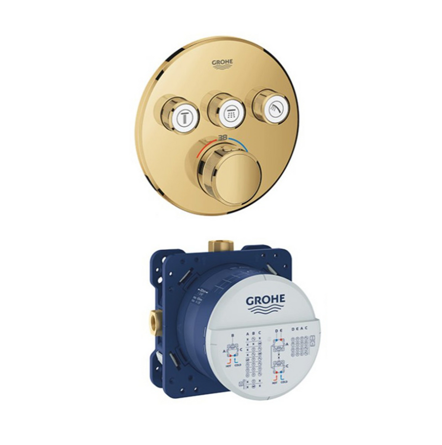 Grohe Concealed Shower Mixer with Concealed Body Rapido Smartbox