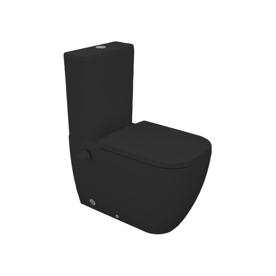 Sanipure Magnos Sticking To Wall Toilet With Sprayer