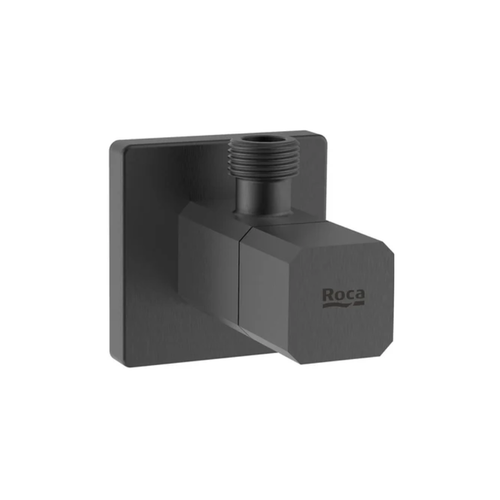 Roca Square Angle Valve Matt Black