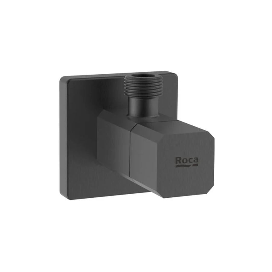 Roca Square Angle Valve Matt Black