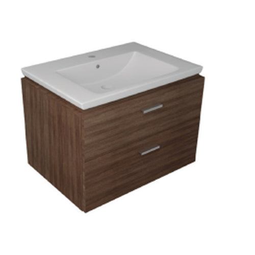 Ideal Standard Connect Furniture Unit 70 cm 2 Drawers Dark Walnut