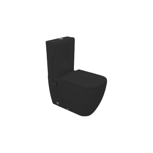 Floor stand Toilet back to wall with douche Magnus Matte Black