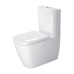 Duravit Happy D.2 Floor-Standing Toilet, Vario Outlet, incl. Fixing Set