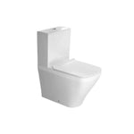 Floor stand Toilet back to wall with douche تيتان White