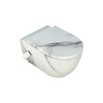 Wall mounted Toilet with douche Vega Calacatta