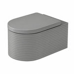 Duravit Vitrium Wall-Hung Toilet, Fluted Design, Bidet Wash & HygieneGlaze
