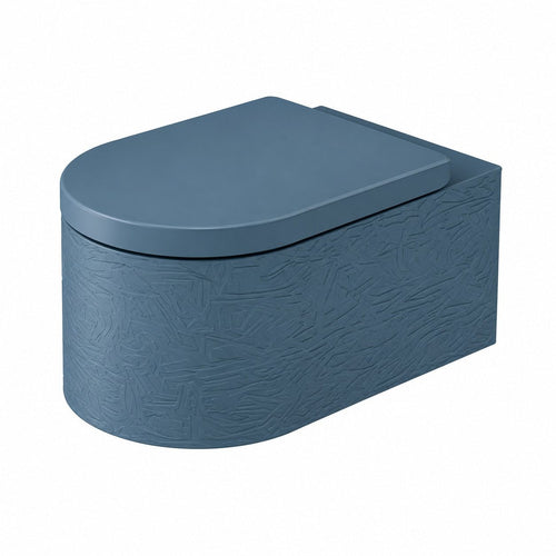 Duravit Vitrium Wall-Hung Toilet, Patterned Design, Bidet Wash & HygieneGlaze
