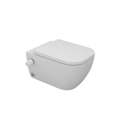 Wall mounted Toilet with douche Magnus White