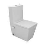 سانيبيور كيبلر Back-to-Wall Toilet with Douche – White