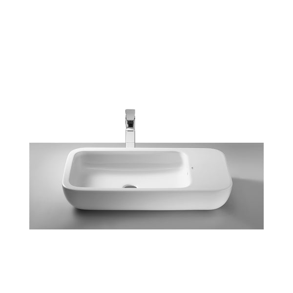 Roca Croma Over Counter Top Rectangle Bathroom Basin 75x40 cm