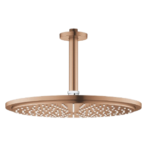 Grohe Cosmopolitan Shower Head Rain Shower Bruched Rose Gold