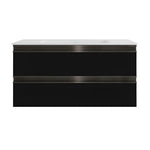Beroia Furniture Unit with Washbasin 80×46 cm Black
