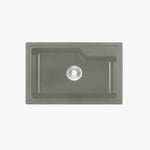 Beroia Granite Kitchen Sink 45×68 cm Gray