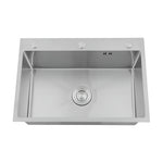 Drop Kitchen Sink 49×80 cm Stainless Steel