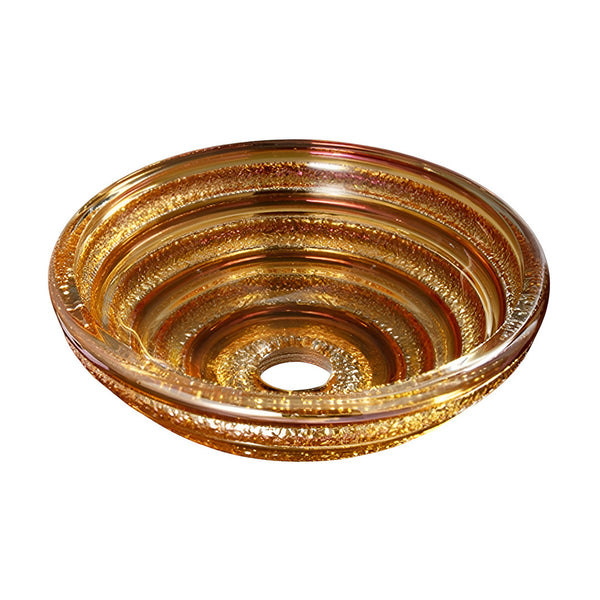 Drop Decorative Round Glass Wash Basin