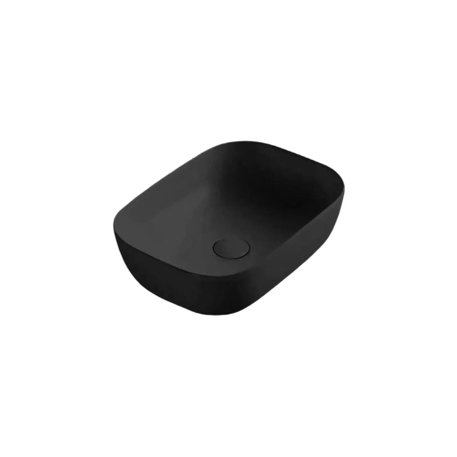 Wash Bowel D 460 mm without overflow,without tap platform Vega Matte Black