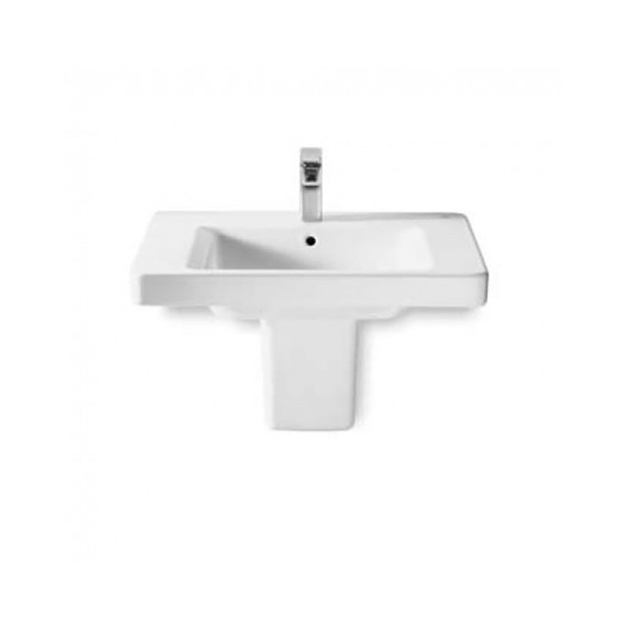 Roca Croma Wall Mounted Rectangle Bathroom Basin 70x48 cm